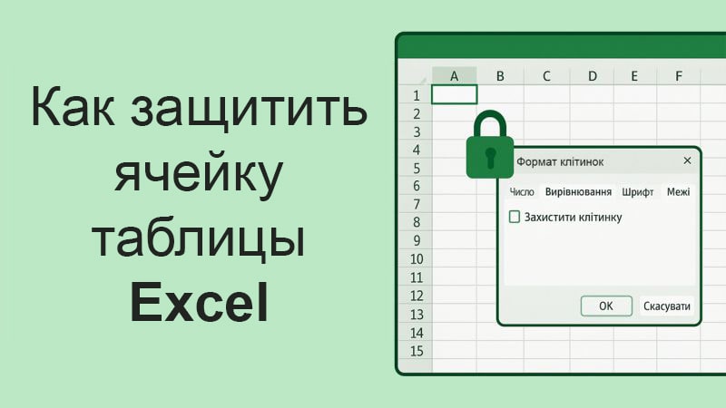 Защита ячеек Excel