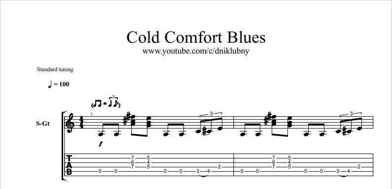 Cold Comfort Blues
