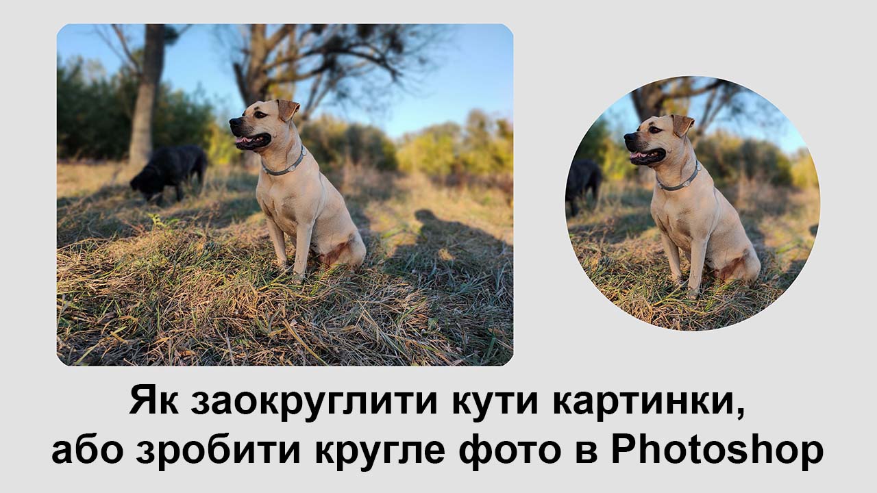 Як зробити кругле фото