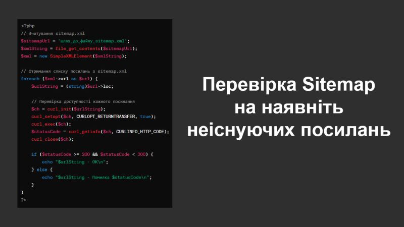 Проверка Sitemap