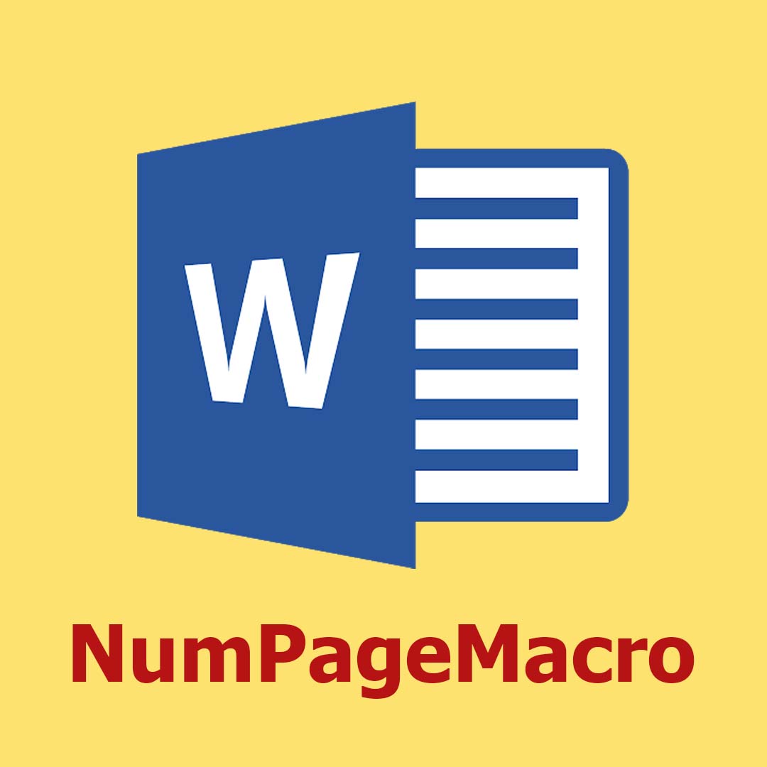 Макрос NumPageMacro