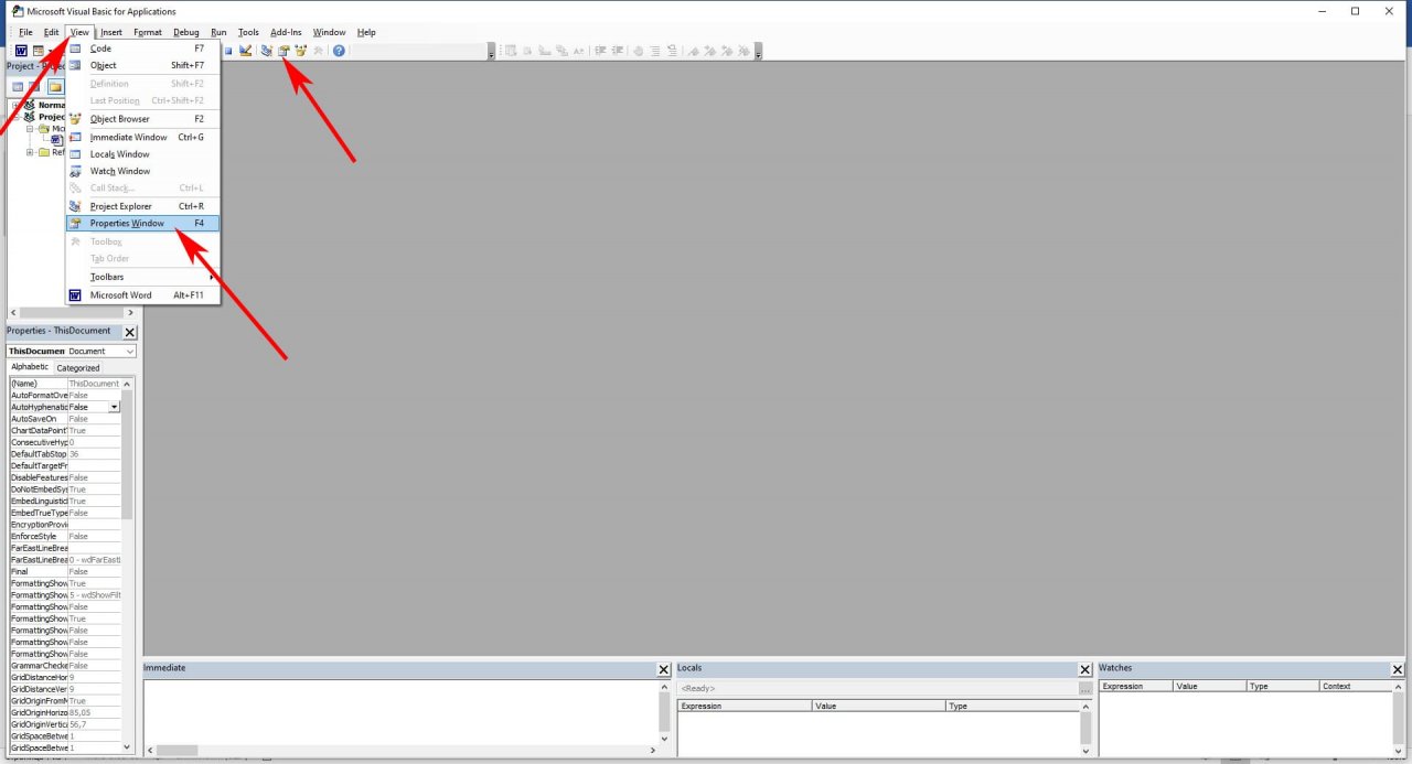 VBA Properties