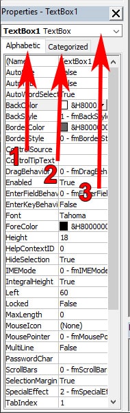VBA Properties