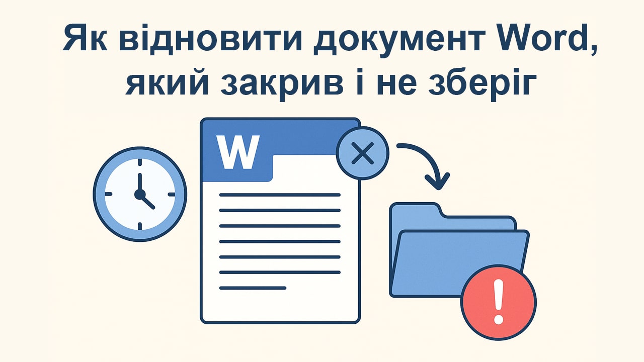 Відновити документ Word